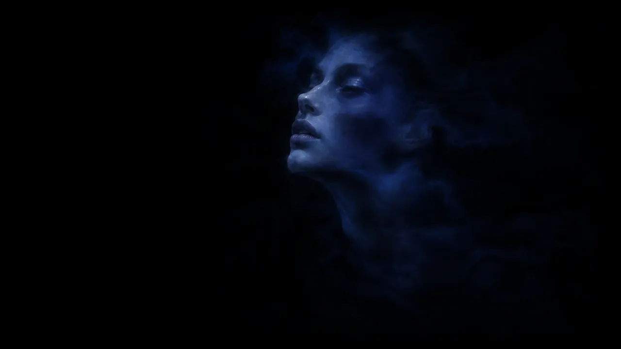 The face gathering while the neck and shoulder remain incomplete.